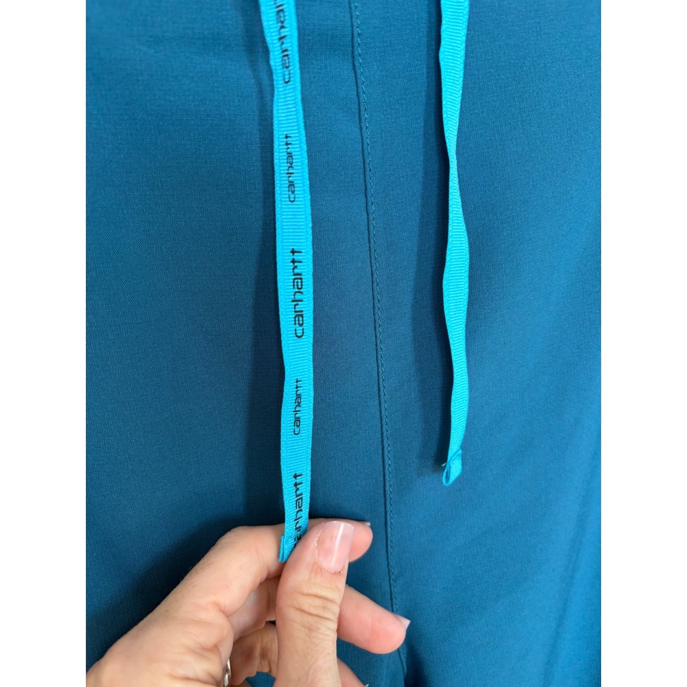 Carhartt Liberty Scrub Pants Womens 2XL Teal Blue Cargo Medical Nursing C52110 - Picture 3 of 5